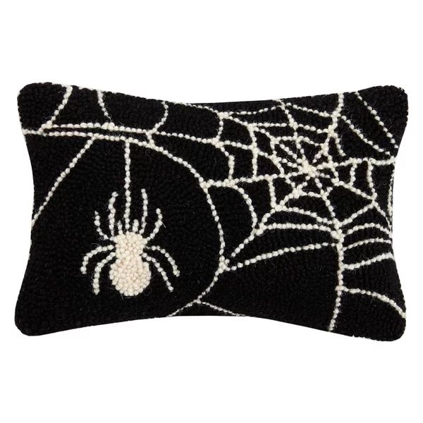 Mckernan Spider Web Hook Wool Lumbar Pillow | Wayfair North America