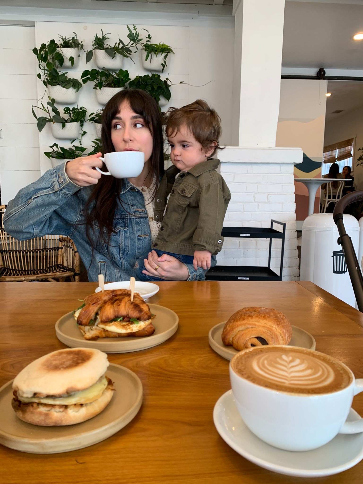Mom and baby style at a coffee shop in San Diego! 

#LTKStyleTip #LTKTravel #LTKFamily
