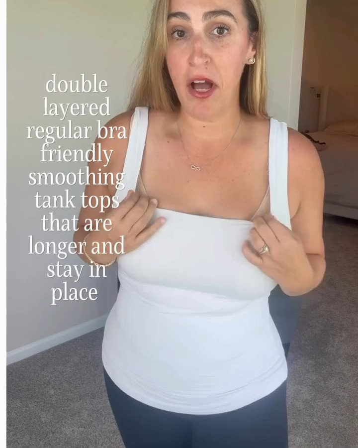 Wearing a medium. Great basic to have in your capsule wardrobe for summer. 
#perfecttank #camisole #layeringtank  

 #LTKootd #LTKmomlife #LTKActive