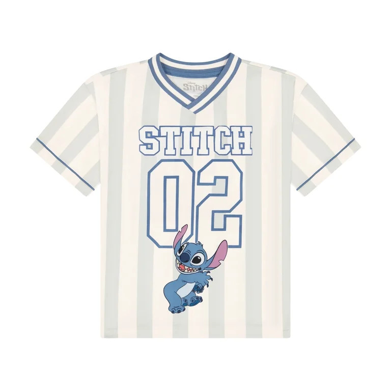 Stitch Toddler Boy Short Sleeve Jersey, Sizes 12 Months-5T | Walmart (US)