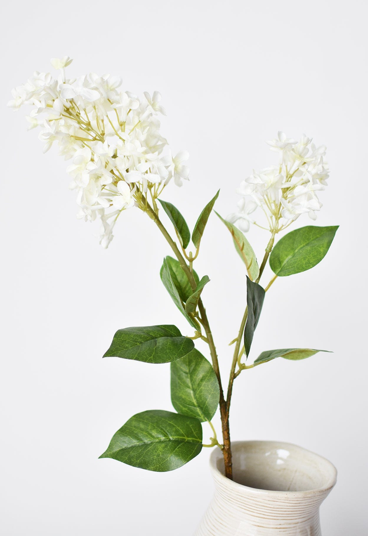 28.5" Faux White English Lilac Stem | HouseFloral