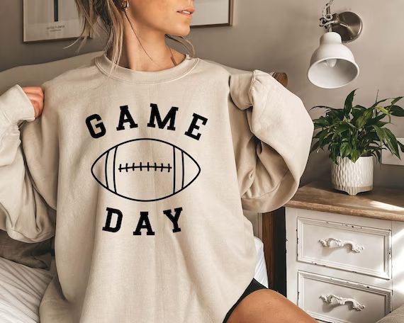 Game Day Sweatshirtgame Day Shirt Game Day Vibes Football - Etsy | Etsy (US)