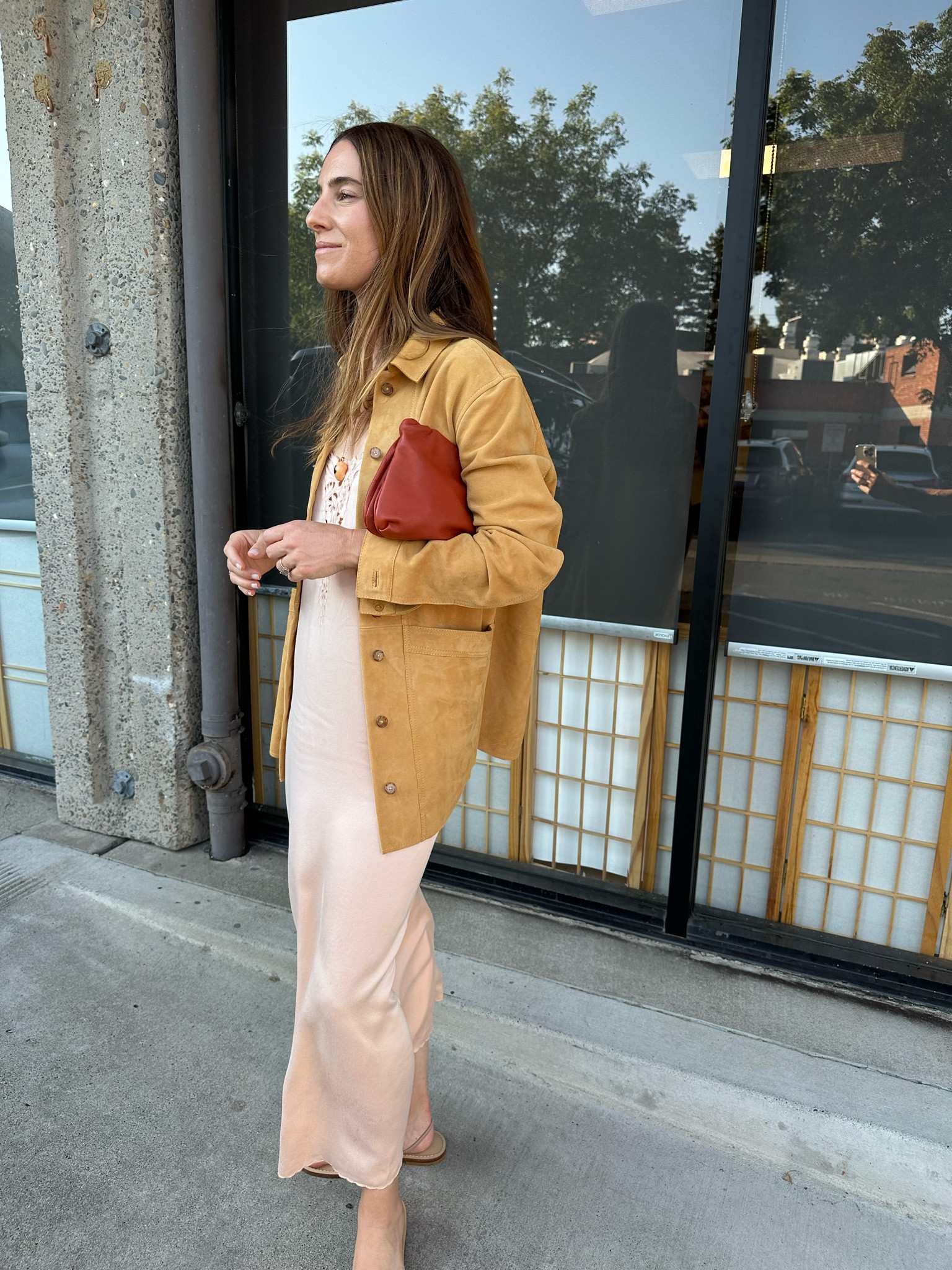 Out for sushi last night! (Dress is older Dôen that I found on The Real Real!) 