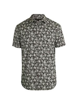 John Varvatos Star U.S.A. Floral Short-Sleeve Shirt on SALE | Saks OFF 5TH | Saks Fifth Avenue OFF 5TH