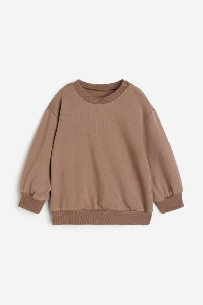 Cotton Sweatshirt - Cream/cherries - Kids | H&M US | H&M (US + CA)