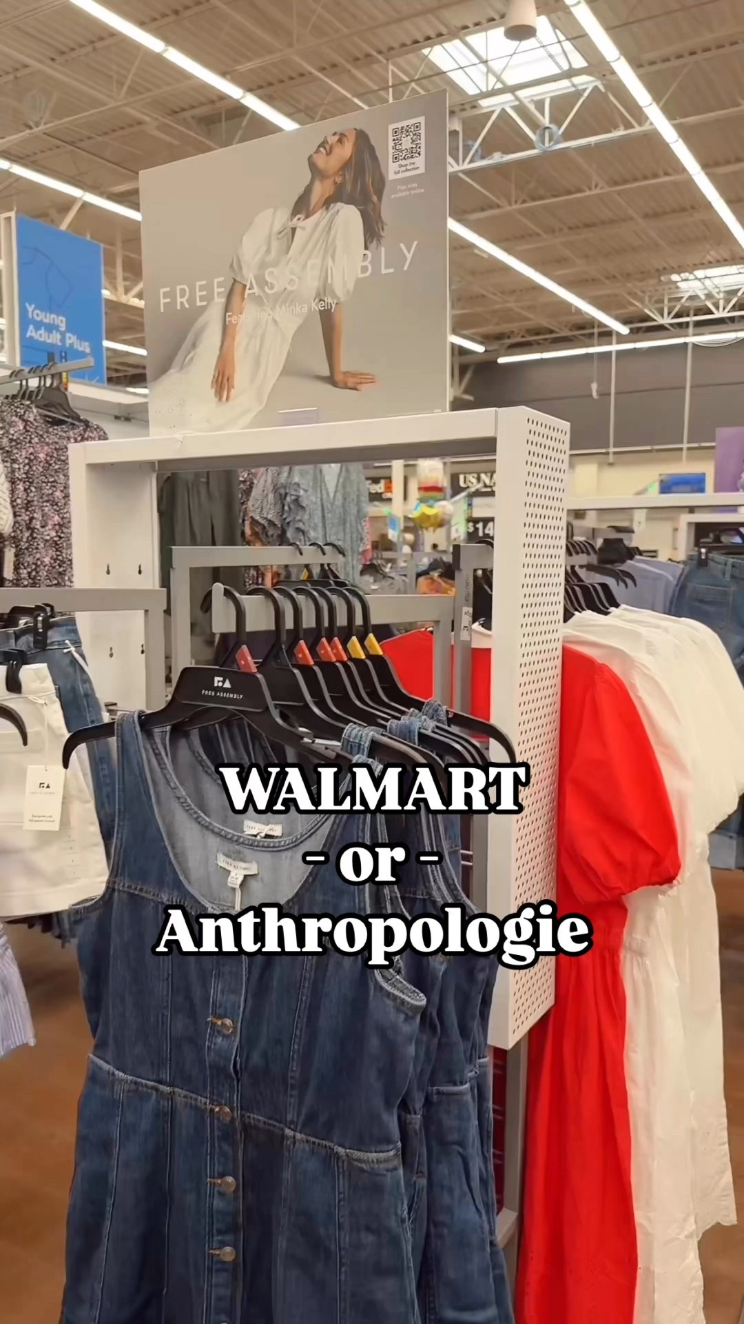 Walmart or Anthropology?? 🤭 This denim dress is perfect!!
Sizing: tts / small / 5’5” / 120 lbs