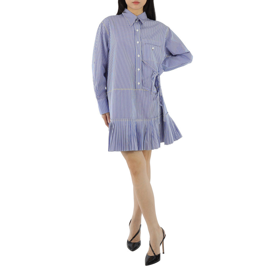Chloe Blue Tie-detail Shirt Dress | Jomashop.com & JomaDeals.com