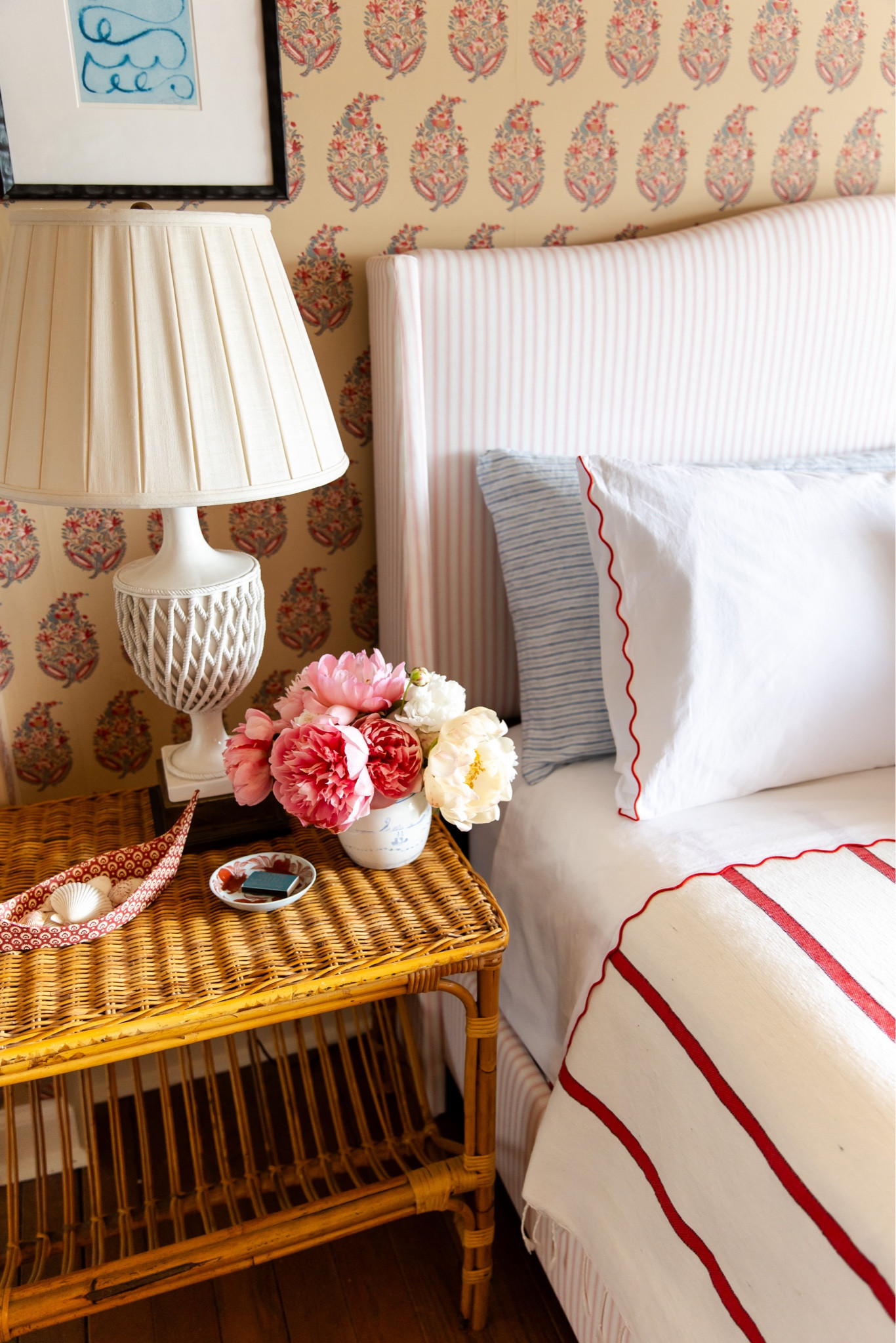 Pattern-happy update in the guest suite at the P+P atelier! ❤️