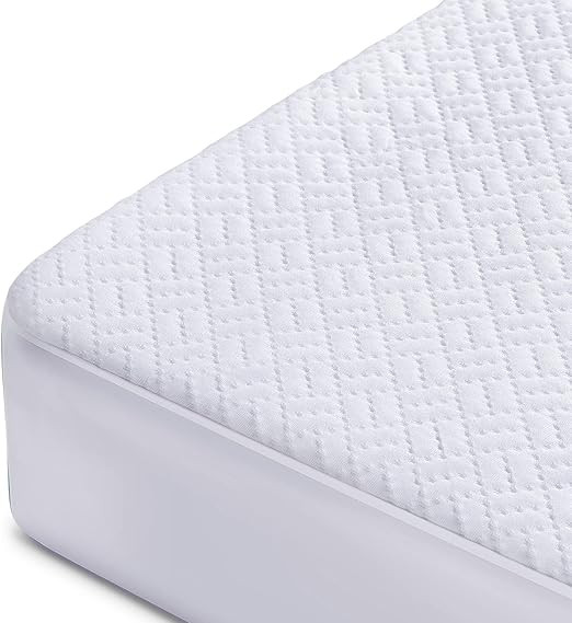 Hanherry 100% Waterproof Mattress Protector King Size, Bamboo Mattress Cover 3D Air Fabric Coolin... | Amazon (US)