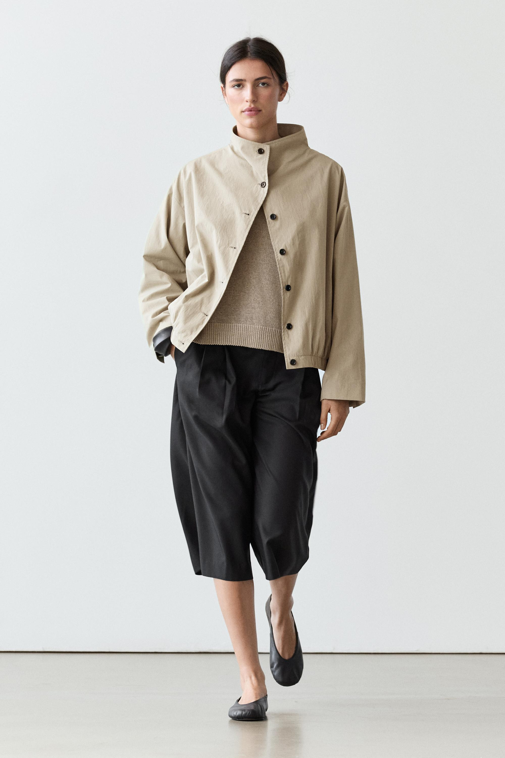 Bomber jacket with funnel neck | Massimo Dutti UK