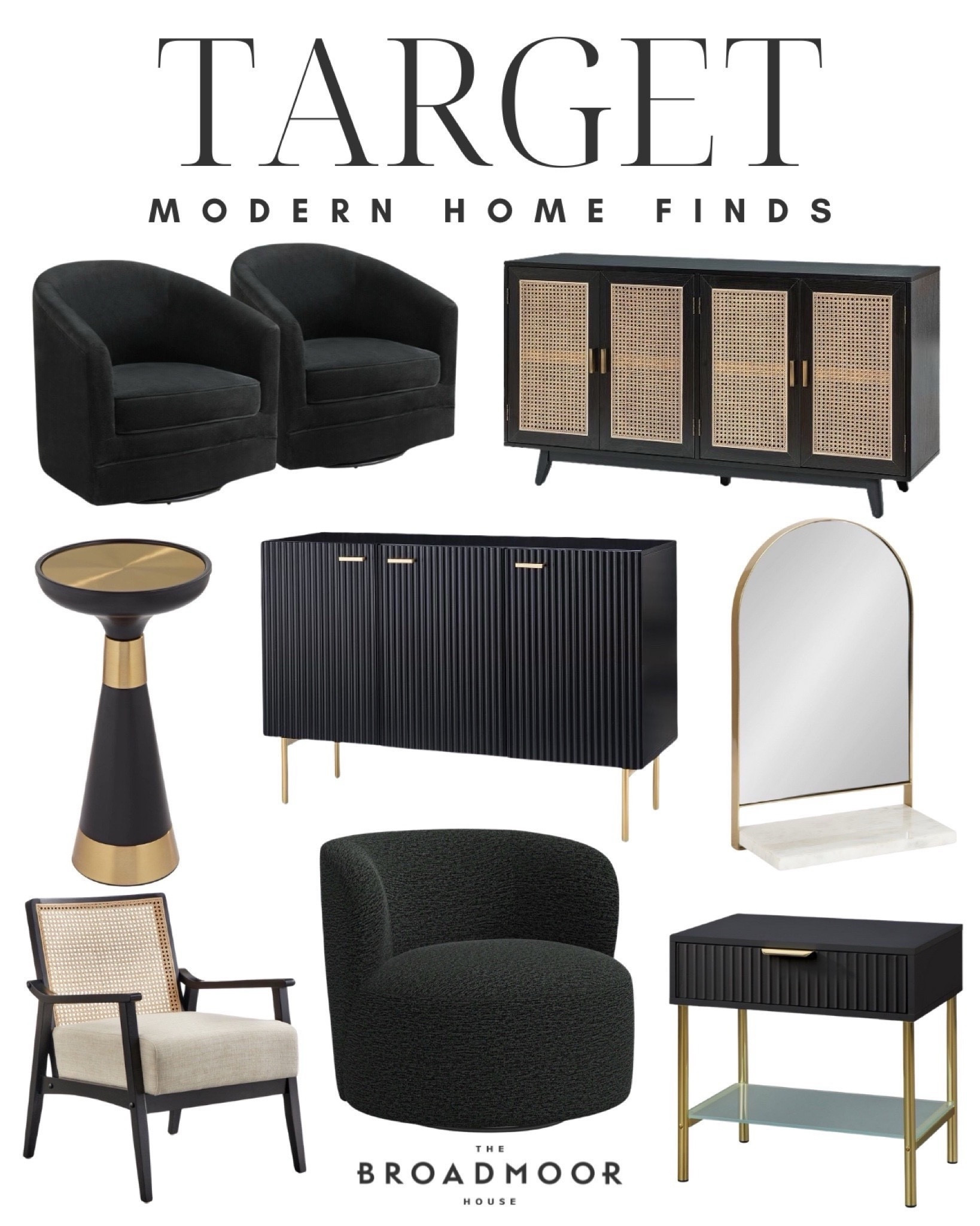 Target home, Target finds, modern home, modern furniture, living room, dining room, mirror, accent chairs, living room seating, nightstand, side table, sideboard, black and gold home, look for less, designer inspired

#LTKHome #LTKSeasonal #LTKStyleTip