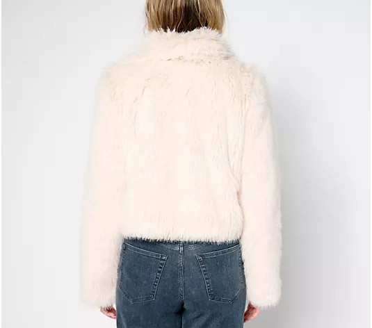 Me by Jennie Garth Faux Fur Coat - QVC.com | QVC