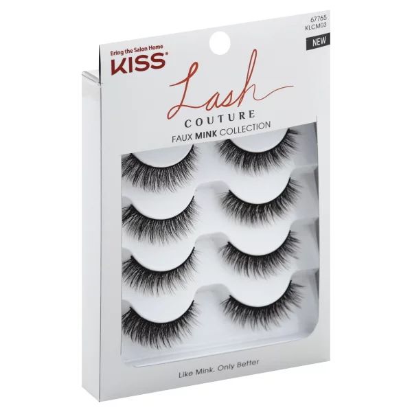 KISS Lash Couture Faux Mink False Eyelashes, Jubilee Multipack, 4 Pairs | Walmart (US)