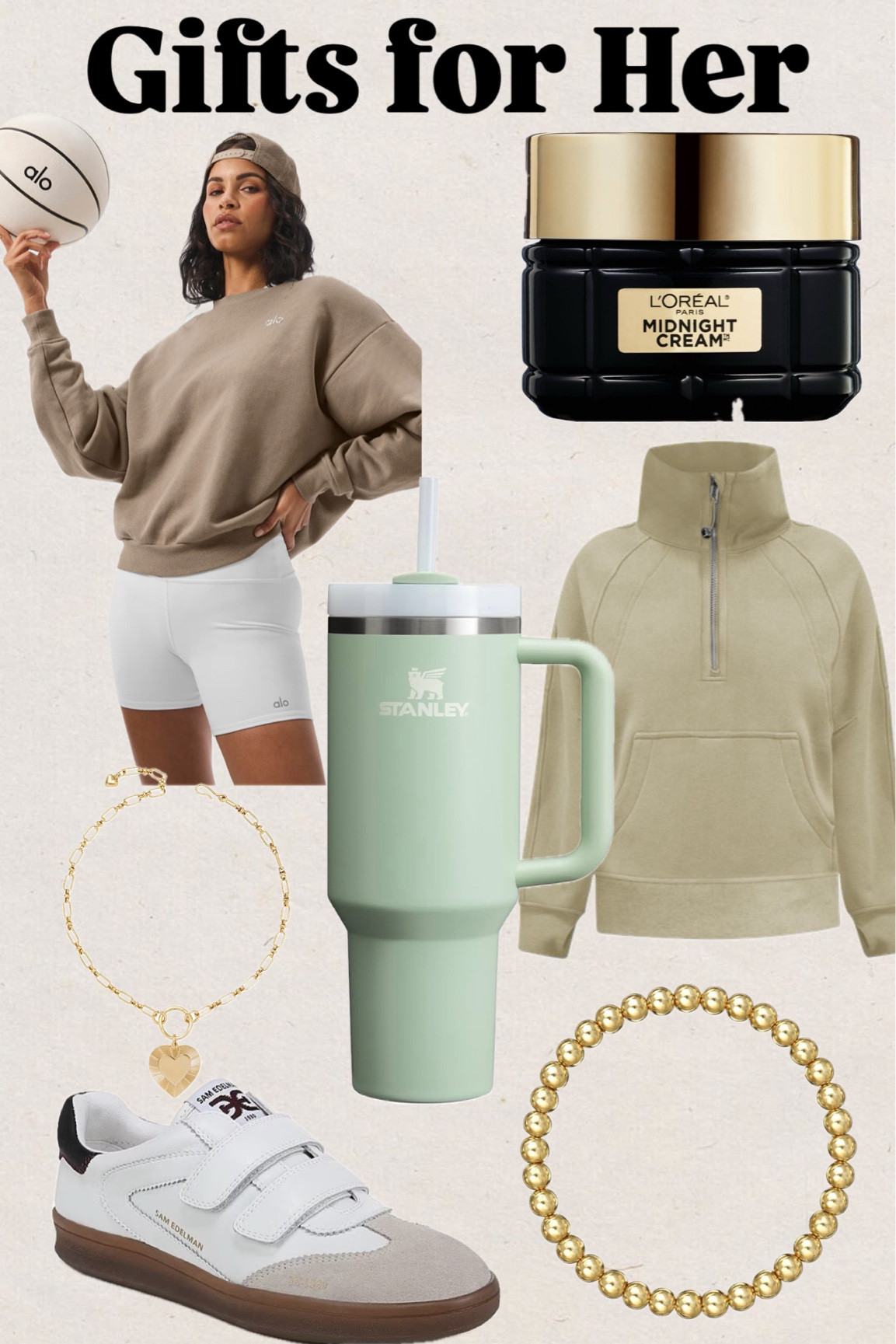 Gifts for her
Wife gifts
gifts for mom
Mother in law gifts
Lululemon
Face cream
Beauty
Skincare
Stanley tumbler
Alo yoga sweatshirt
Bracelet
Sneakers
Necklace
Jewelry 

#LTKGiftGuide #LTKFindsUnder100