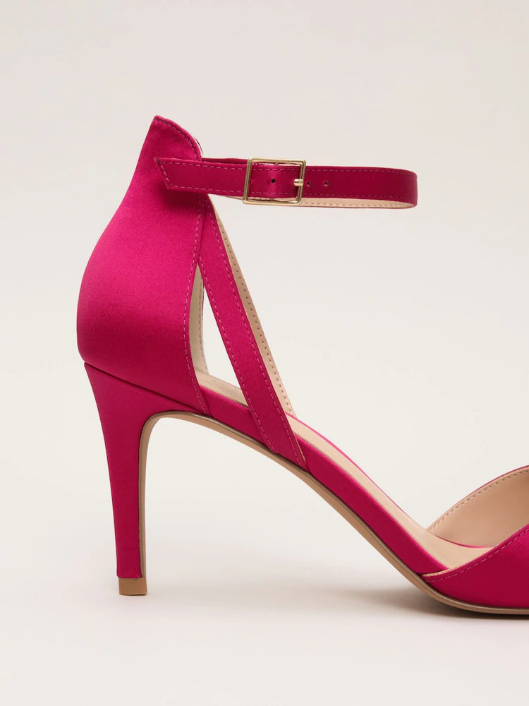 Phase Eight Pink Satin Bow Sandals | Next US