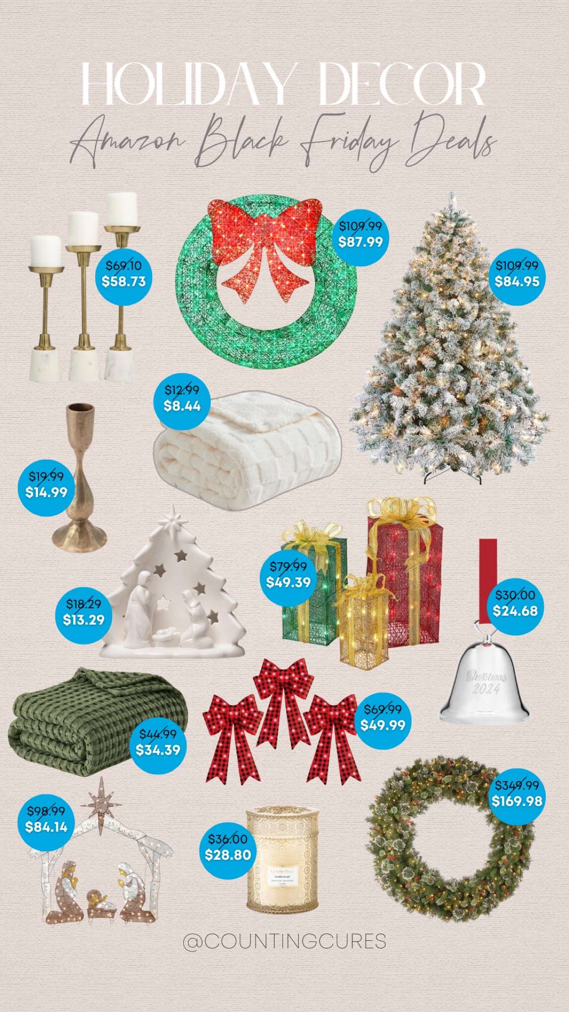 Get your home ready for the holidays with amazing deals on decor during the Black Friday sale! Find beautiful ornaments, wreaths, Christmas trees, and more that will make your space feel more magical! 
#amazonfinds #decoridea #holidayvibes #christmasdesign #CreatorFavorites2024 #cyberweeksale

#LTKHome #LTKCyberWeek #LTKStyleTip