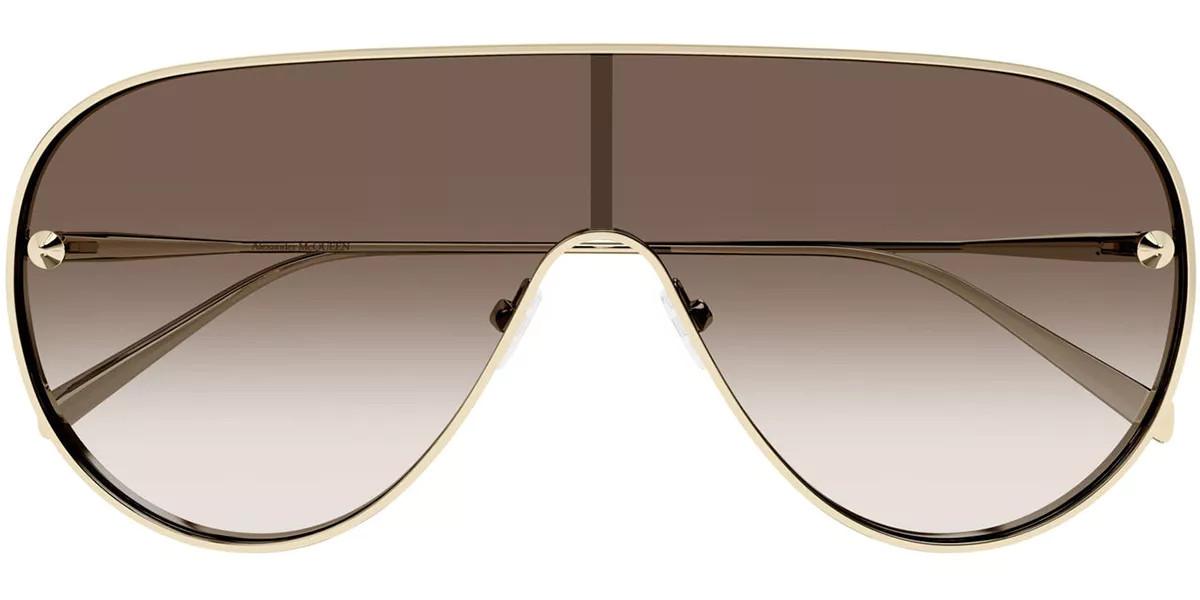 Alexander McQueen AM0481S 002 Men's Sunglasses Size 99 - Free RX Lenses | SmartBuyGlasses Global