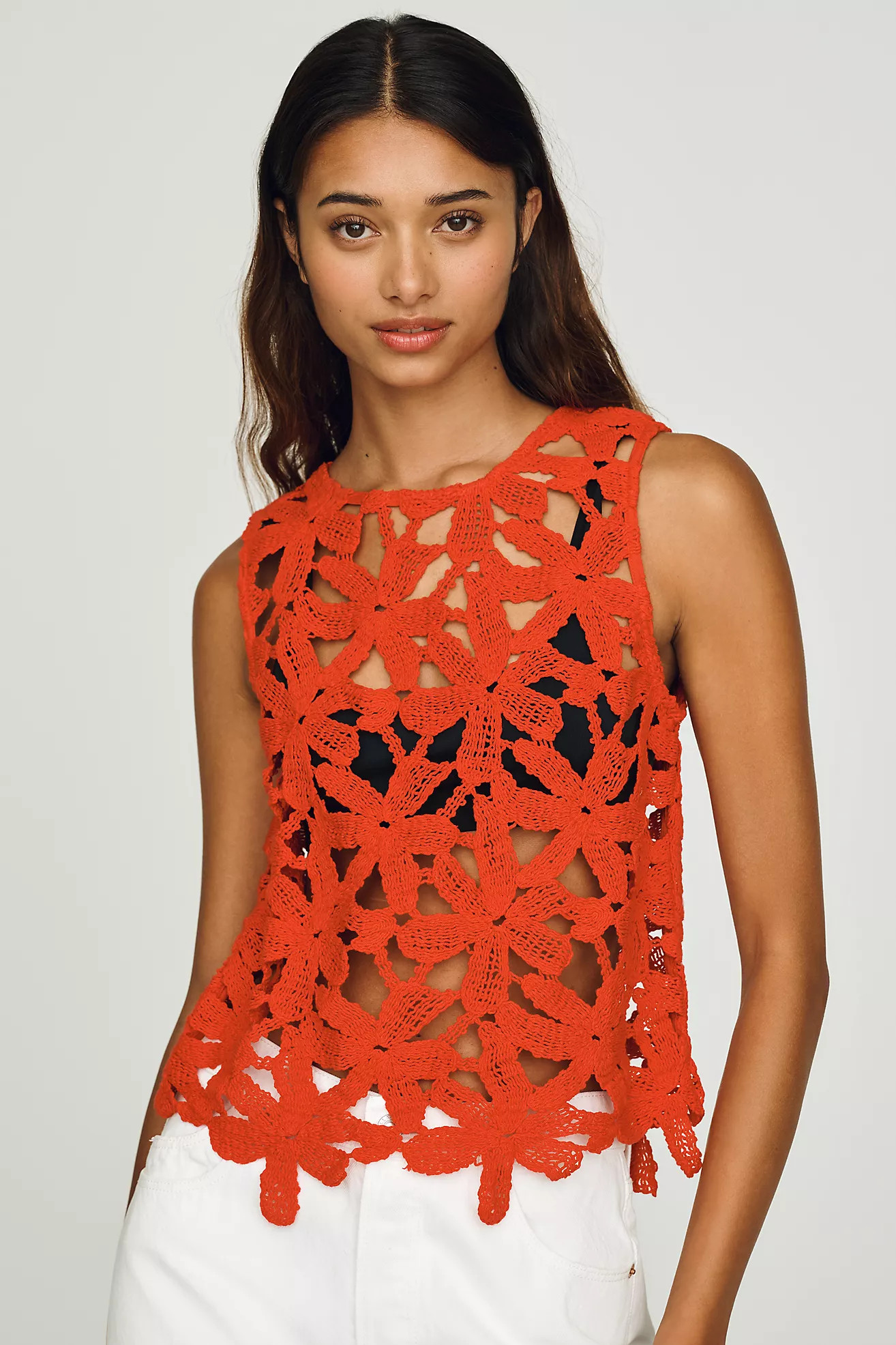 Dolan Left Coast Cotton Crochet Tank | Anthropologie (US)