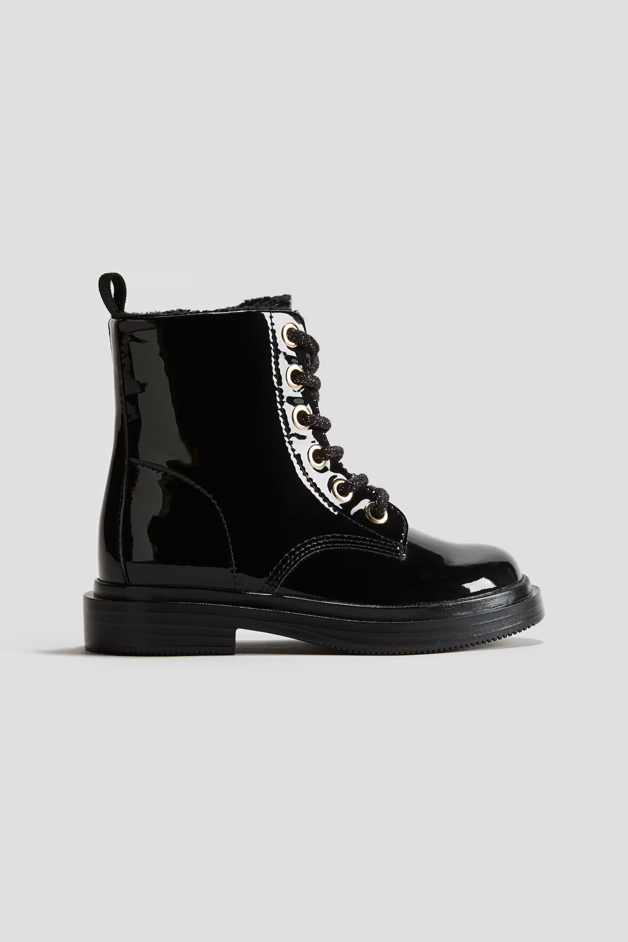 Lace-up Boots - Low heel - Black - Kids | H&M US | H&M (US + CA)