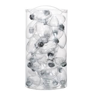 25ct. 80mm Clear Plastic Disc Ornament by Artminds™ | Michaels Stores