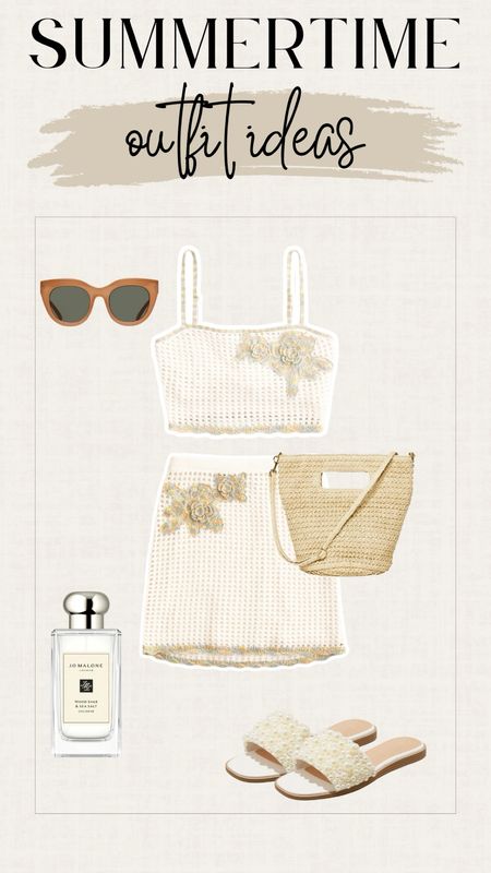 Summer outfit. Crochet outfit. Neutral outfit. Summer fashion. 

#LTKGiftGuide #LTKTravel #LTKSeasonal