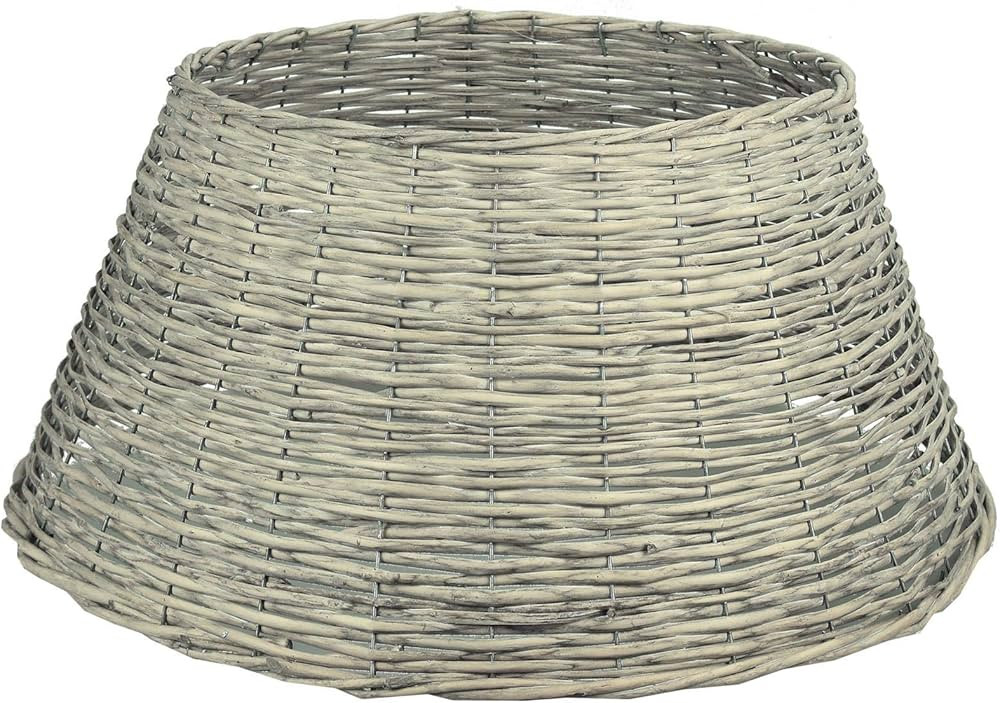 Albert Austin Christmas Tree Skirt | Wicker Xmas Tree Skirt | Christmas Tree Decor | Xmas Willow ... | Amazon (UK)