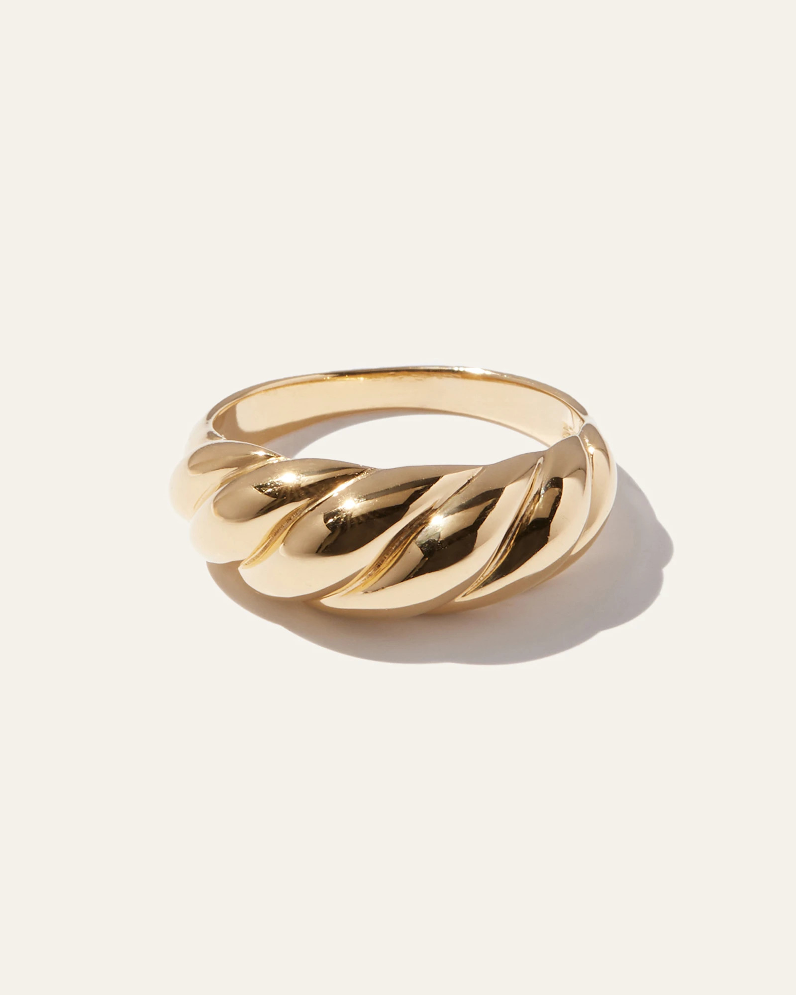 Quince | Women's Croissant Ring in Gold Vermeil, Size 7.5 | Quince