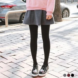 Woolen Flare Mini A-Line Skirt | YesStyle Global