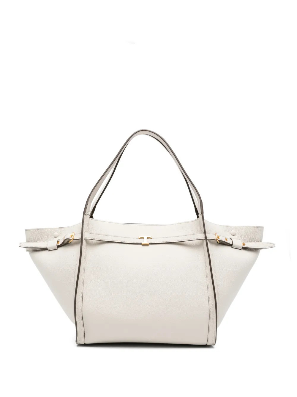 Tod's leather buckle tote bag - White | Farfetch Global