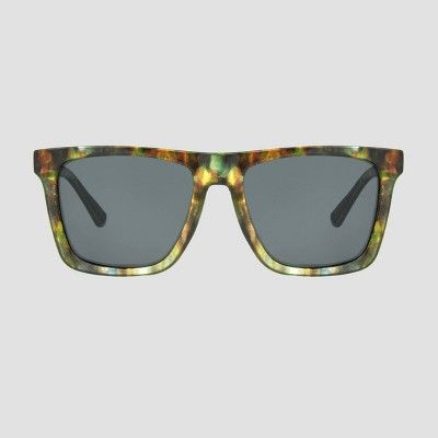 Men's Square Tortoise Shell Print Sunglasses - All in Motion™ Brown | Target