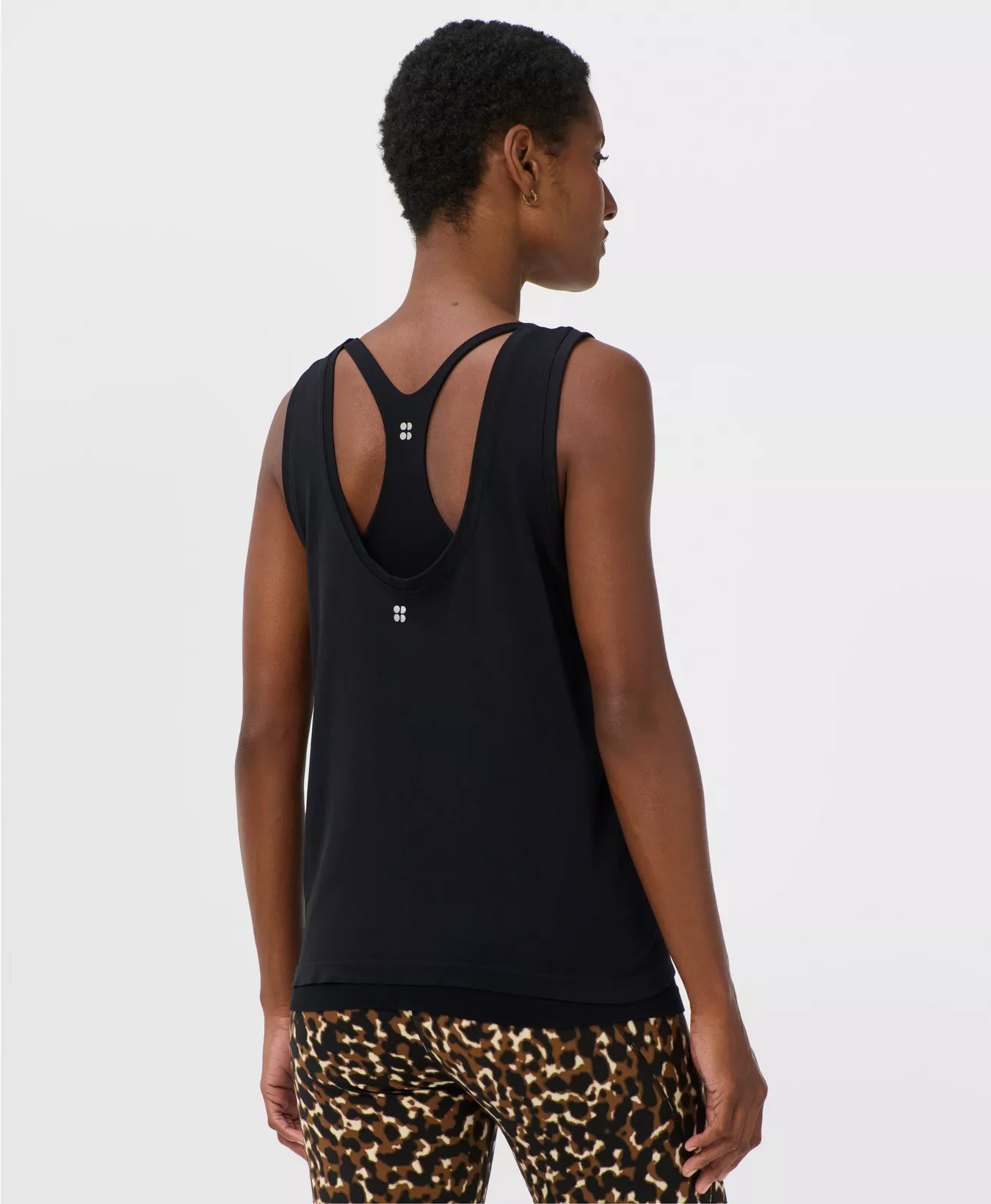 Athlete Seamless 2-in-1 Vest - Black | Women's Vests | Sweaty Betty | Sweaty Betty UK