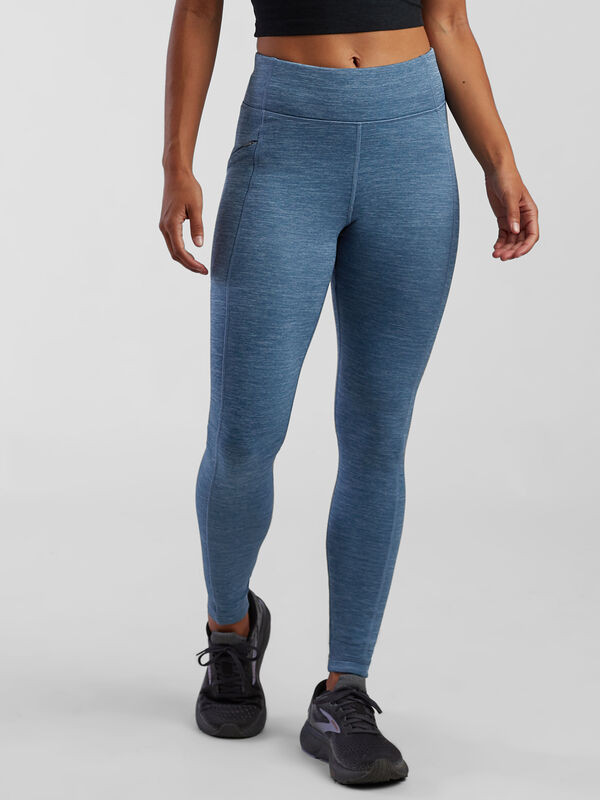 Women's Fleece Lined Leggings: Crash Striated | Title Nine