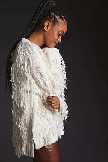 By Anthropologie Fringed Pullover Sweater | Anthropologie (US)