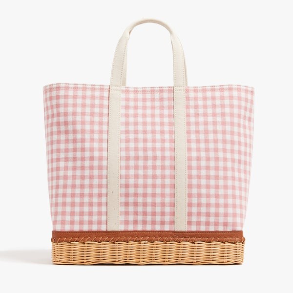 The Gardner Tote Gingham Rose | Pamela Munson