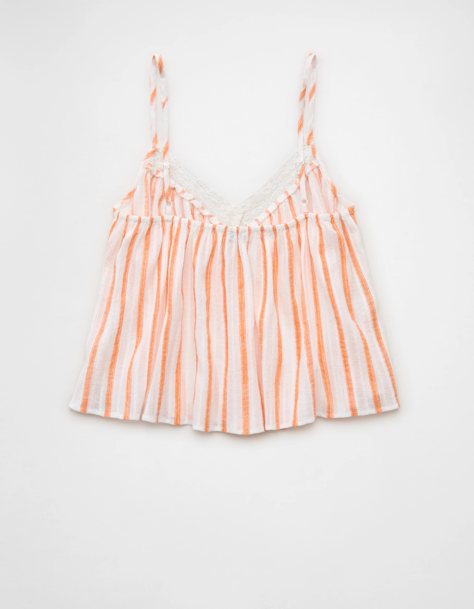 AE Cropped Lace-Trim Cami | American Eagle Outfitters (US & CA)
