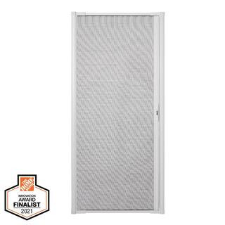 Andersen 36 in. x 80 in. LuminAire White Retractable Screen Door 90001 - The Home Depot | The Home Depot