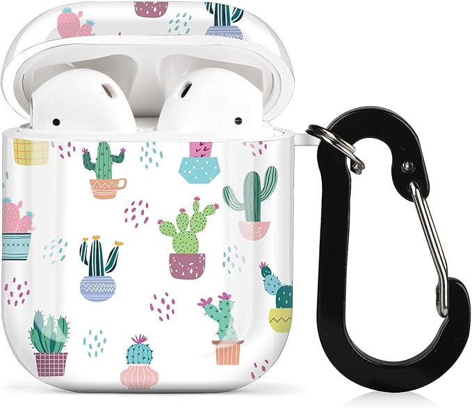 Lapac AirPods Case Pink Flamingo, Cute Airpod Case Tropical Palm Leaf for Girl Women, Airpod Hard... | Amazon (US)