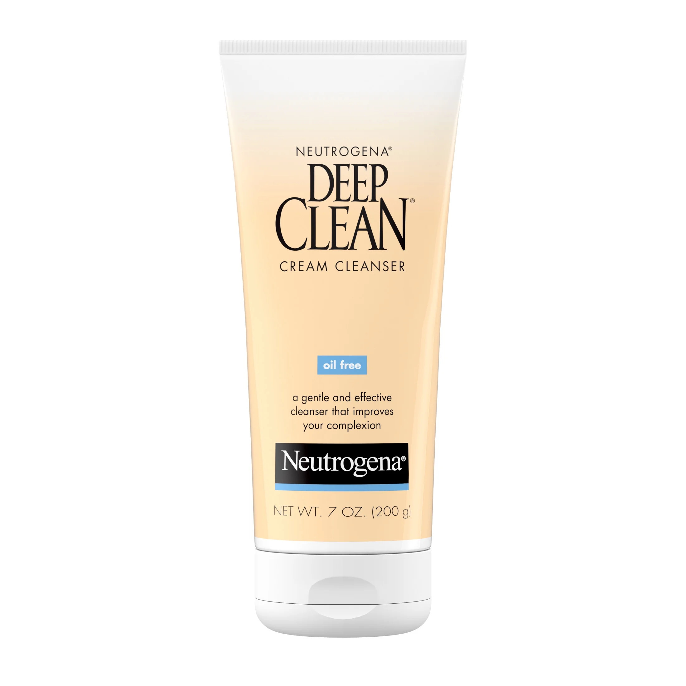Neutrogena Deep Clean Oil-Free Daily Facial Cream Cleanser, 7 fl. oz | Walmart (US)