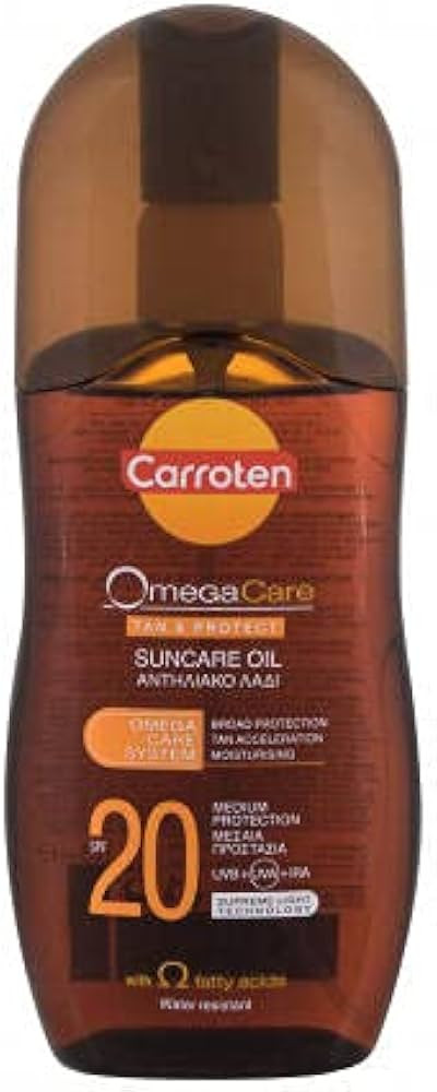 CARROTEN Omega Care Tan & Protect Oil SPF20 125ml by Carroten | Amazon (US)
