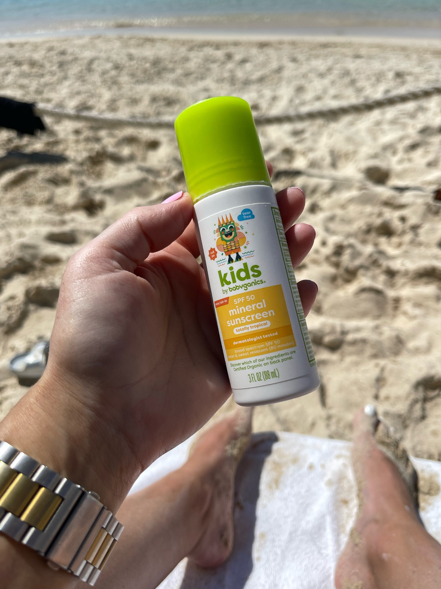Roll on mineral sunscreen, babyganics sunscreen 

#LTKswim #LTKtravel