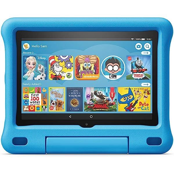 Fire 7 Kids tablet, 7" Display, ages 3-7, 16 GB, (2019 release), Pink Kid-Proof Case | Amazon (US)