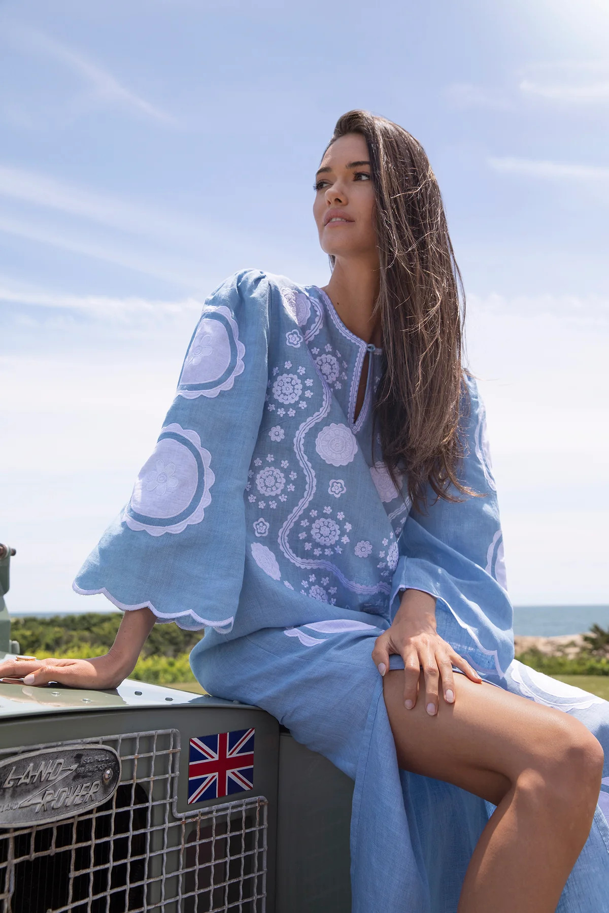 Cornflower Alice Kaftan | ASHA by ADM