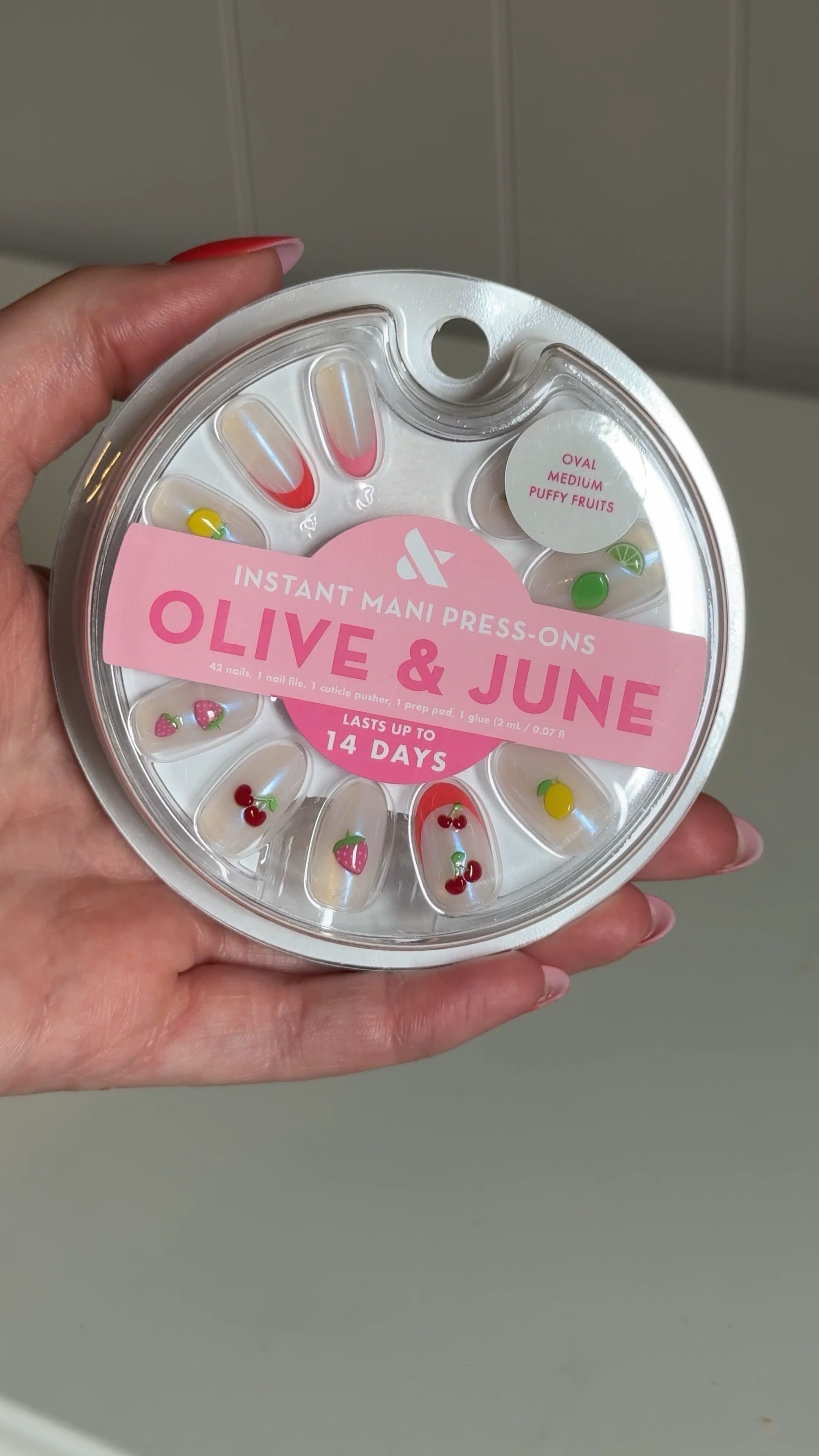 Olive & June Summer Play Collection is here and these press ons are some of my absolute favorites!! The Puffy Fruit Press On Nails??? Come on. SO CUTE. Available at Olive & June and Target

Summer nails, press on nails, beauty finds, nail designs, target finds, gifts for her, summer finds, summer style

#LTKStyleTip #LTKSeasonal #LTKBeauty