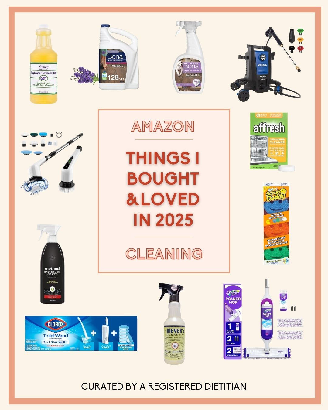 Amazon cleaning finds from 2025.
Featuring the power washer and electric scrubber I use for showers and walls, along with other everyday cleaning staples. 

 #LTKHome #LTKFindsUnder50 #LTKFindsUnder100