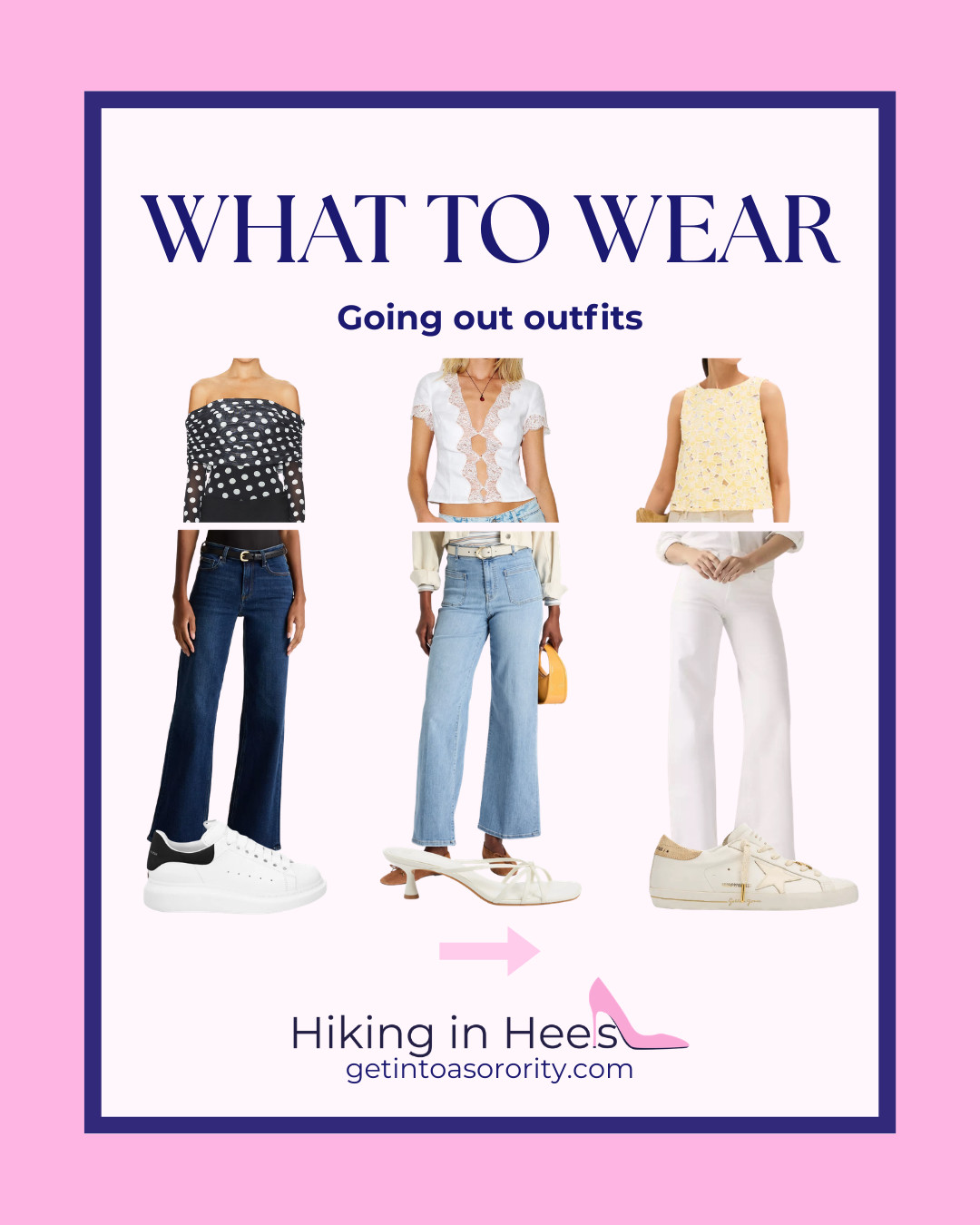 Pre-rush stylings for going out outfits! 

 #LTKdayinmylife #LTKgrwm #LTKootd