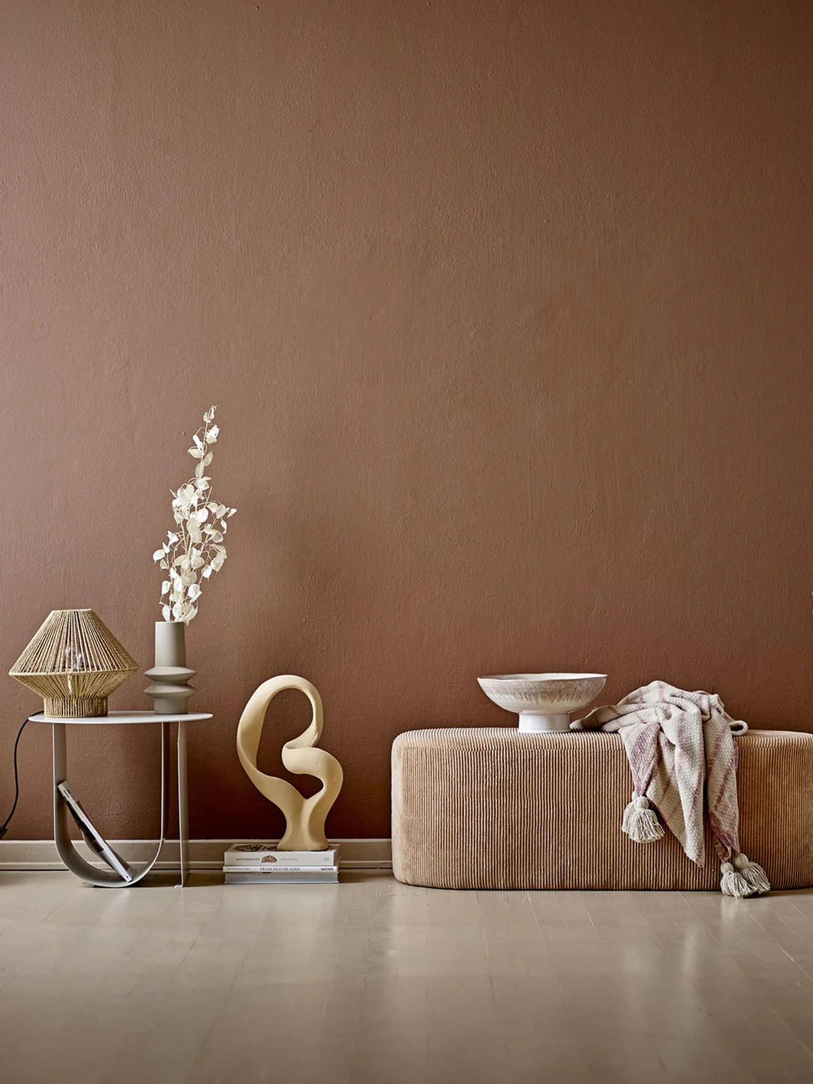 Kleine Vase Isold aus Steingut, H 22 cm | Westwing EU