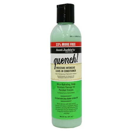 Aunt Jackie s Quench Moisture Intensive Leave In Conditioner 8 Oz. | Walmart (US)