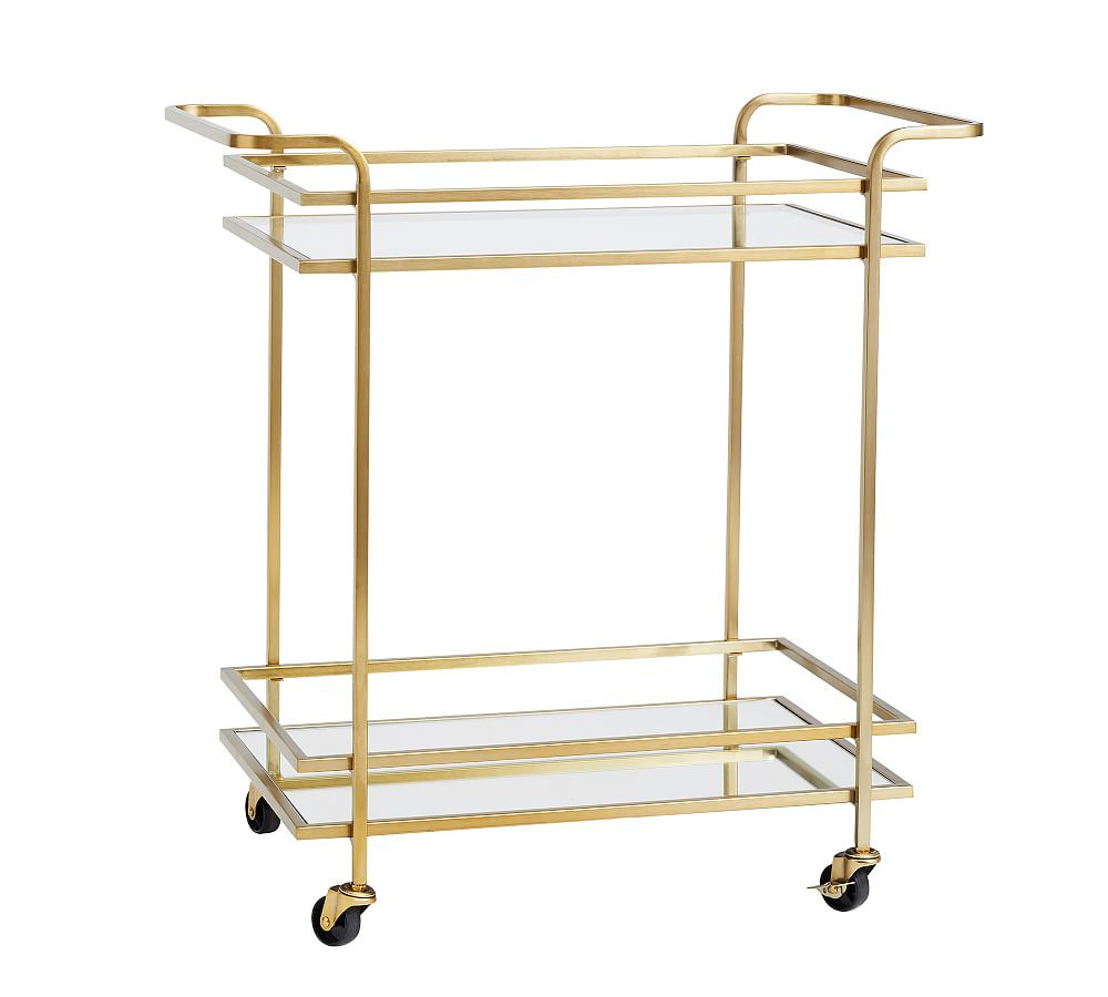 Skylar Metal Bar Cart (17") | Pottery Barn (US)