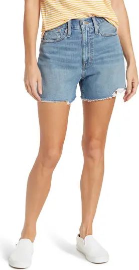 Momjean Chewed Hem Denim Shorts | Nordstrom Rack