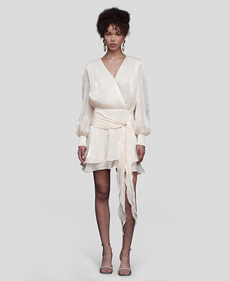 Women's Billowy Bodice Long Sleeve Mini Dress | Macy's